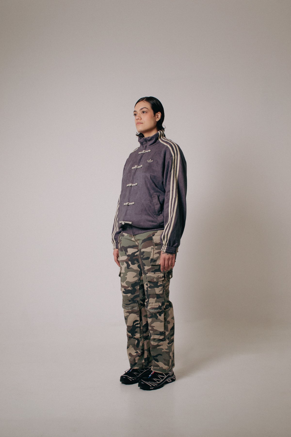 Adidas Originals Chinese New Year Track Jacket/ Roxo acinzentado