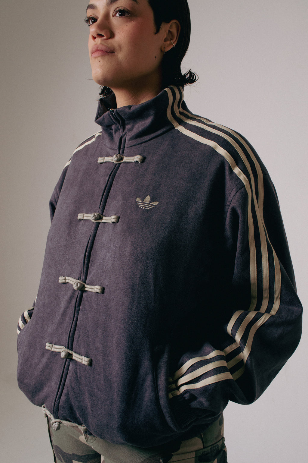 Adidas Originals Chinese New Year Track Jacket/ Roxo acinzentado
