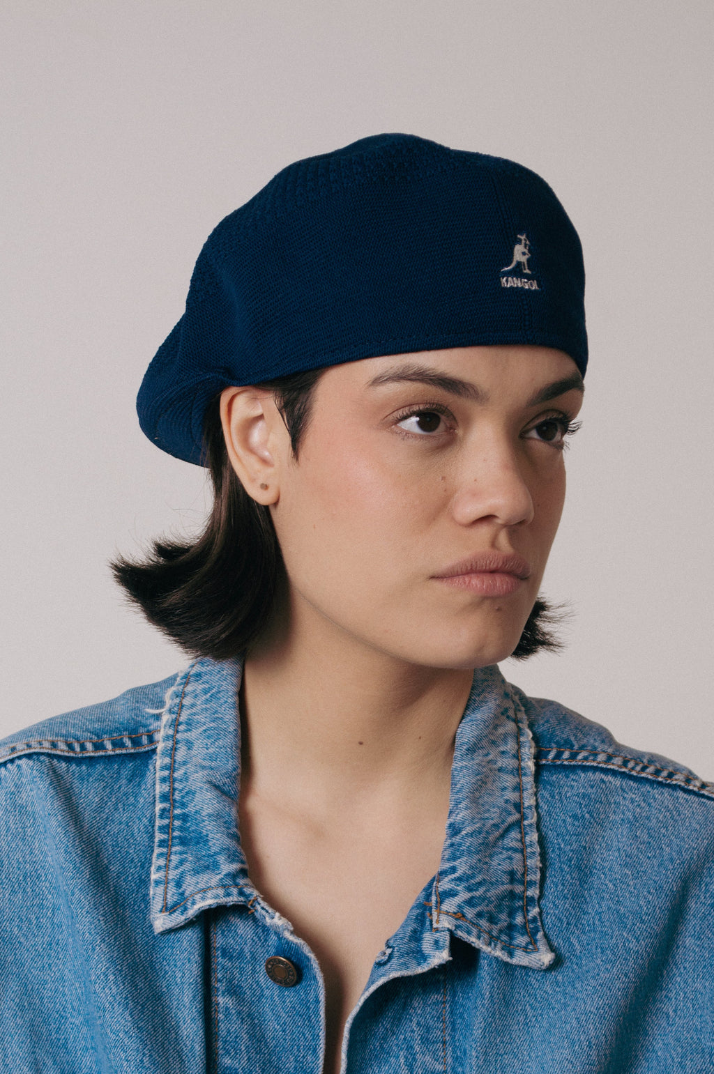 Kangol Wool Jax Beret Original- Azul-marinho
